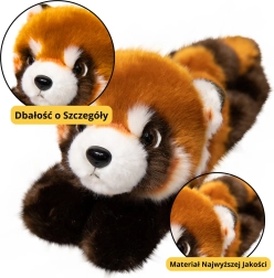 Sleutelhanger met pluchen panda