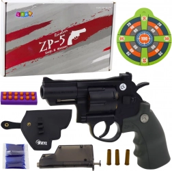 Speelgoedrevolver met foamkogels en gelballetjes