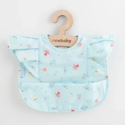 Luxe meisjesbavette met ruches NEW BABY