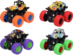 Terreinwagen met vliegwielsysteem met graffiti 9 cm