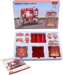 Magnetische bouwset voor kinderen in een praktische box