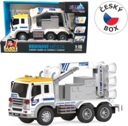 Luchthavenserviceauto met licht en geluid, 26 cm