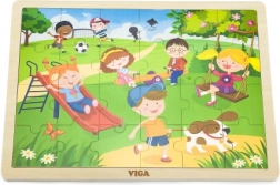 Houten puzzel VIGA Lente 24 stukjes