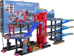 mega parkeergarage met autootjes