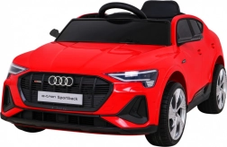 Elektrische Audi e-tron Sportback loopauto voor kinderen met 4x4 en afstandsbediening – Rood