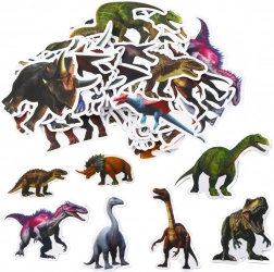 Set stickers voor kinderen met dinosaurussen 4-7 cm 50 stuks