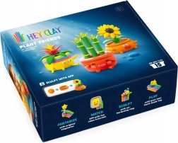Creatieve boetseerset HeyClay groene vrienden met app (15 zakjes)
