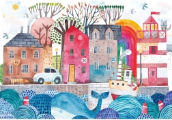 Puzzel Haven 250 Stukken met Stickers