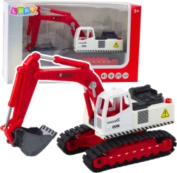 Rupskraan met metalen bak, draaibare cabine, licht en geluid