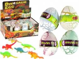 Magisch Groeiende Dinosaurusei 6 cm Wit