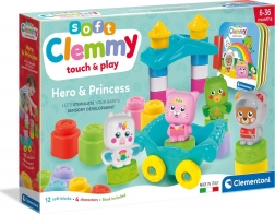 Clementoni Soft Clemmy grote speelset met boek – ridder en prinses
