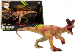 Verzamelbare dinosaurusfiguur dilophosaurus, rood, 1 stuk