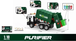 Vuilniswagen 1:10 met licht en geluid