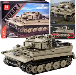 Bouwset tank Tiger I WORLD OF TANKS 1:28 (1138 stukjes)