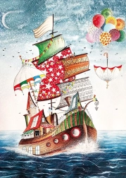 Puzzel Vrije Boot 1000 stukjes MAGNOLIA