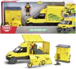 DHL city set met vrachtwagen 25 cm van Dickie Toys