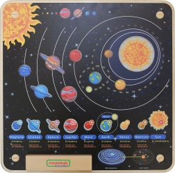 Houten Educatieve Tafel Zonnesysteem Masterkidz