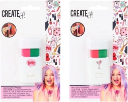 Haar krijtjes Snails flamingo – groen en roze, 2 stuks