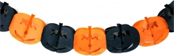 Papieren Halloween-slinger met pompoenen 4 m