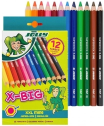 Grote waskrijtjes X-Big Jolly 12 kleuren