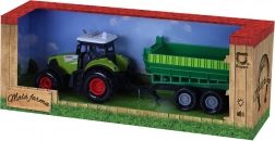 Kunststof tractor met geluid en licht met aanhanger – Mijn kleine boerderij