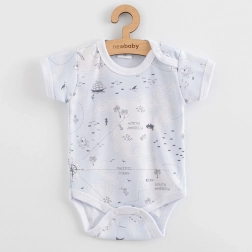 babyrompertje met korte mouwen New Baby For Babies ocean
