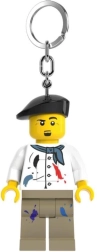 LEGO lichtgevende sleutelhanger – schilder minifiguur met LED-licht
