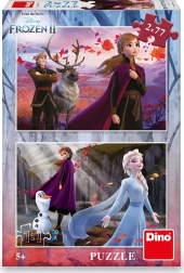 Puzzel 2-in-1 Frozen II - 2 x 77 stukjes