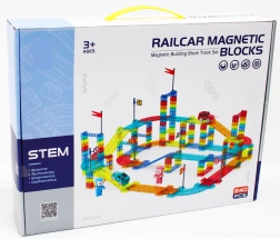 Magnetische racebaan 240 delen met elektrisch autootje