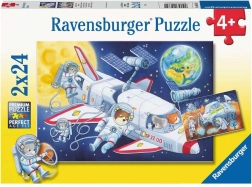 Puzzel reis door de ruimte 2×24 stukjes RAVENSBURGER