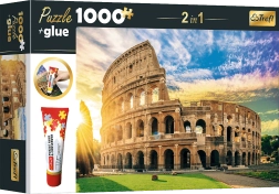 Puzzelset 2-in-1 Amfitheater van Flavius, Rome – 1000 stukjes met lijm