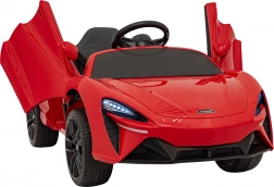 Elektrische kinderauto McLaren Artura 4x4 met afstandsbediening en LED – Rood