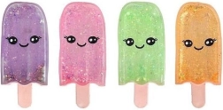Sensorische anti-stress knijp-‘ijsje’ met glitter 14 cm