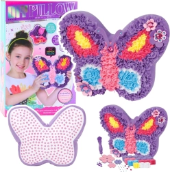 Creatieve DIY-set – vlinderkussen zonder naaien, paars