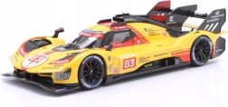 Bburago Ferrari 499P LMH 1:24 geel nr. 83 – 24h Le Mans 2024