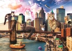 Puzzel Katten in New York 1000 stukjes