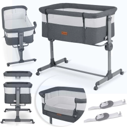 Aanschuifbare reiswieg voor baby's Nukido met matras