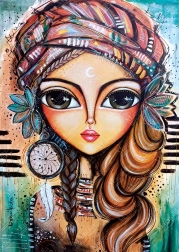 puzzel gebruinde schoonheid 1000 stukjes MAGNOLIA