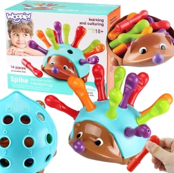 Woopie egel Montessori – motorisch spel en kleur- en cijfersorter 4-in-1