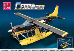 Bouwset vliegtuig 739 stukjes