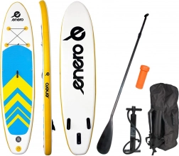 opblaasbaar paddleboard Enero 320 × 76 × 15 cm – geel-blauw-witte sup-set