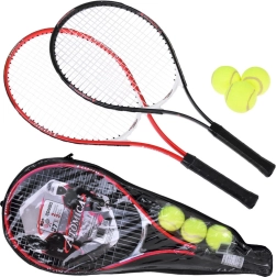 Tennis set - 2 rackets en 3 ballen met hoes