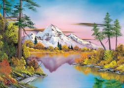 Puzzel Bob Ross: Reflecties 1000 stukjes