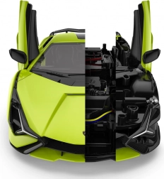 Lamborghini Sian groen model 1:18 van Rastar - radiografisch bestuurbare auto met bodykit