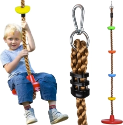 Kruzzel kinderswing met klimtouw 2-in-1 tot 100 kg