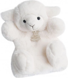 Doudou Pluche Handpop Lammetje 25 cm