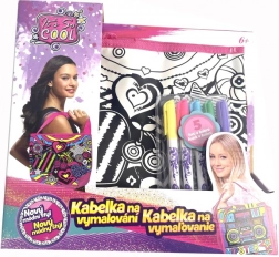 Inkleurbare City-handtas – creatieve kindertas om zelf te kleuren