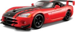 Bburago 1:24 Dodge Viper SRT10 ACR rood zwart 18-22114