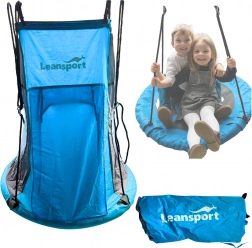 Kinder hangmat tent Nest blauw 90-100cm