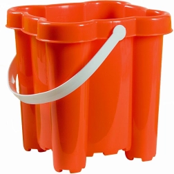 Androni emmer kasteel met 4 torens, hoogte 20 cm – Rood